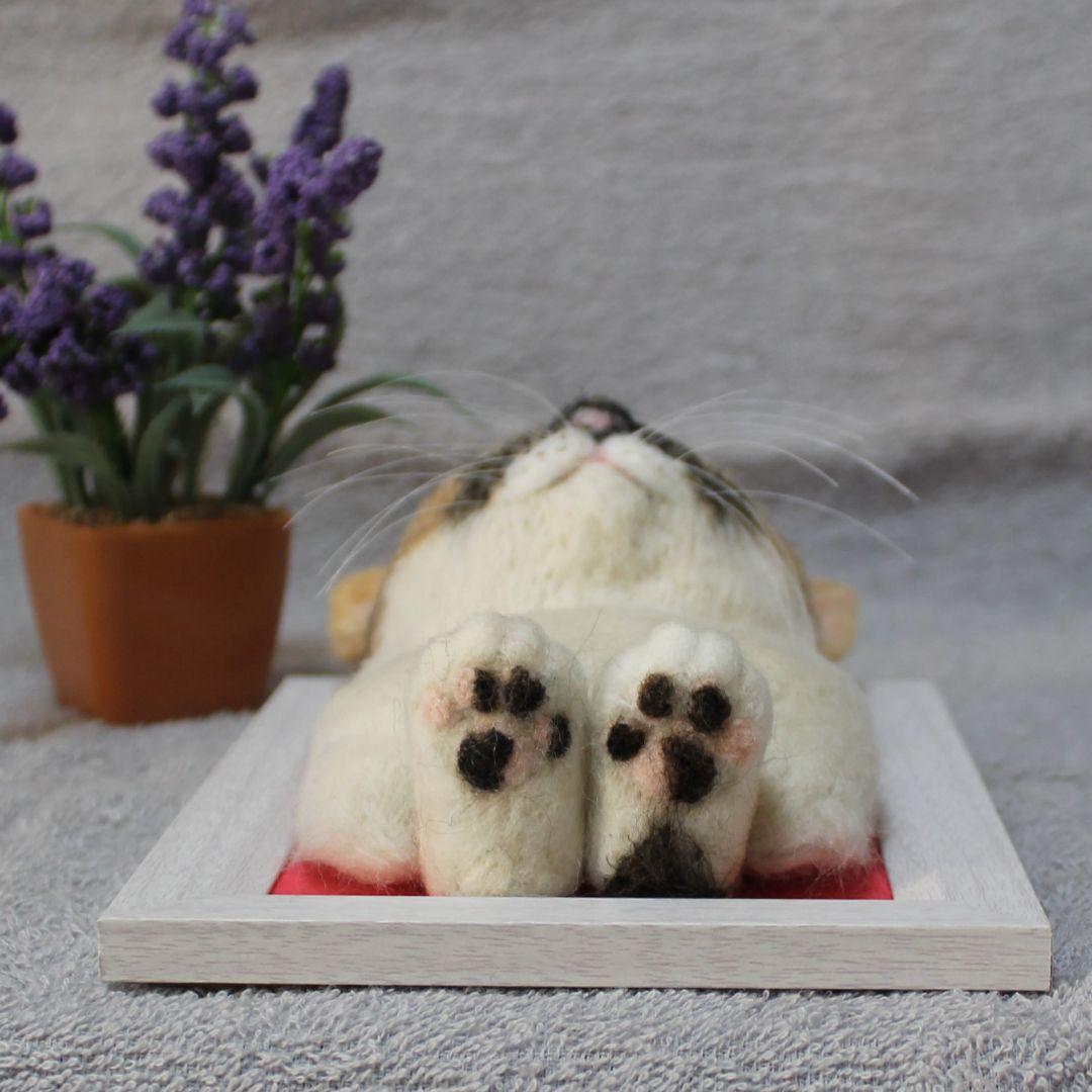 pipipiさま専用 羊毛フェルト オーダー 額飾り