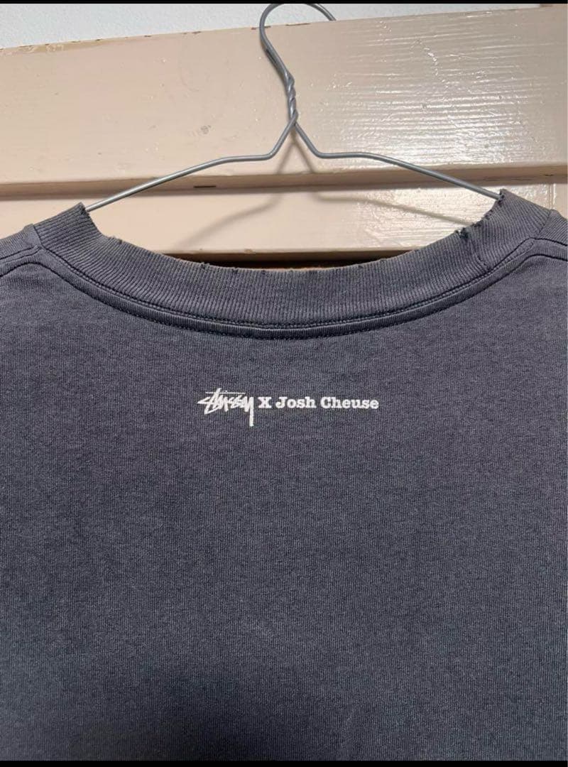 Stussy x Josh Cheuse 黒 Tシャツ