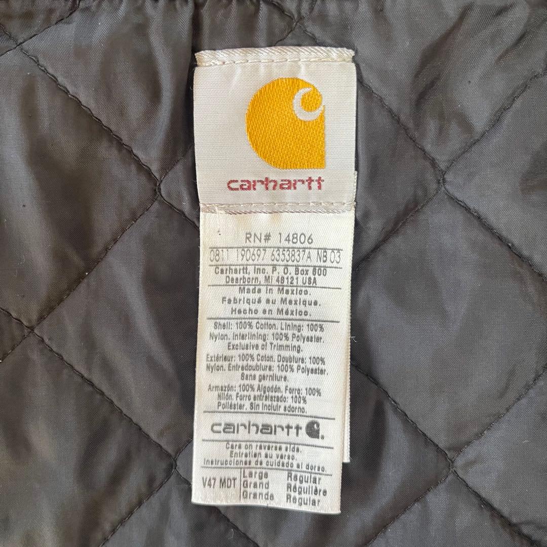 ★Carhartt ブラウン ダックベスト V47 MDT