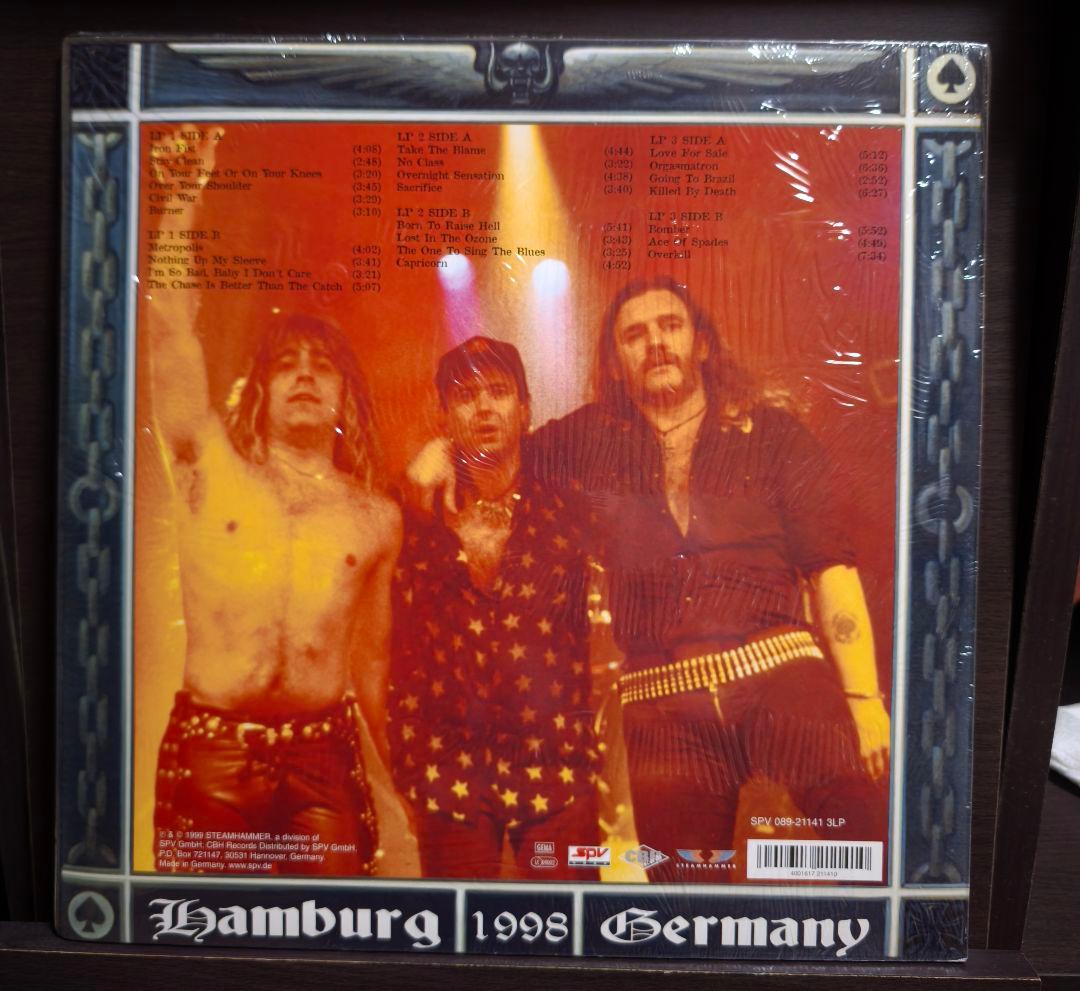 新品シールド！ドイツ盤3枚組LP Motorhead モーターヘッド
