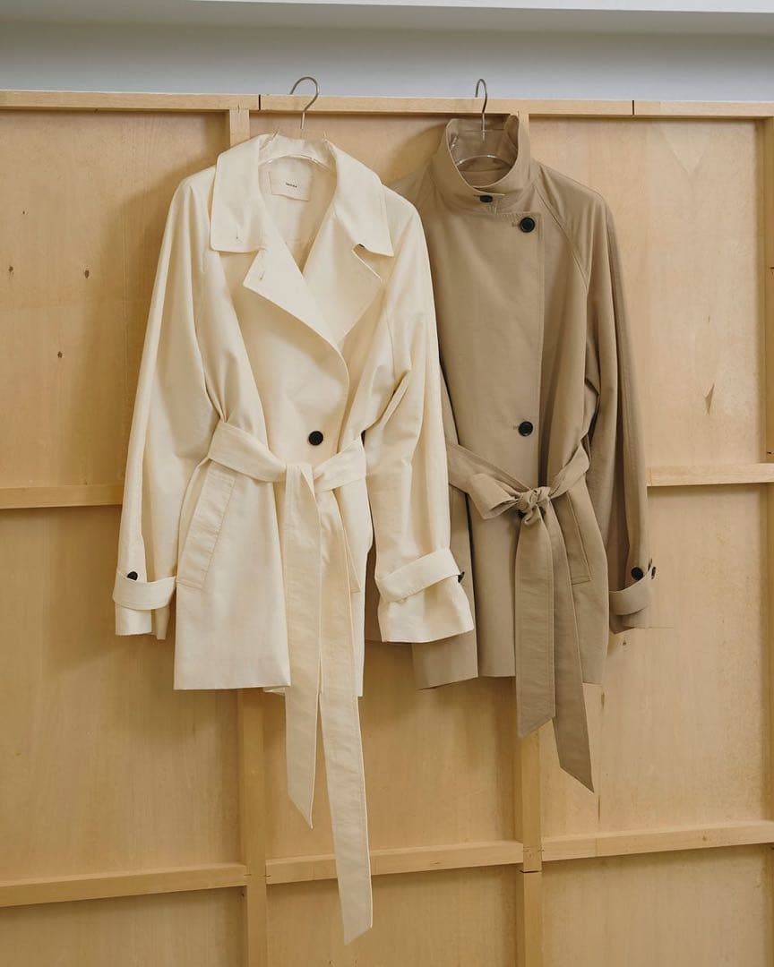 TODAYFUL Spring Short Trench ベージュ 36