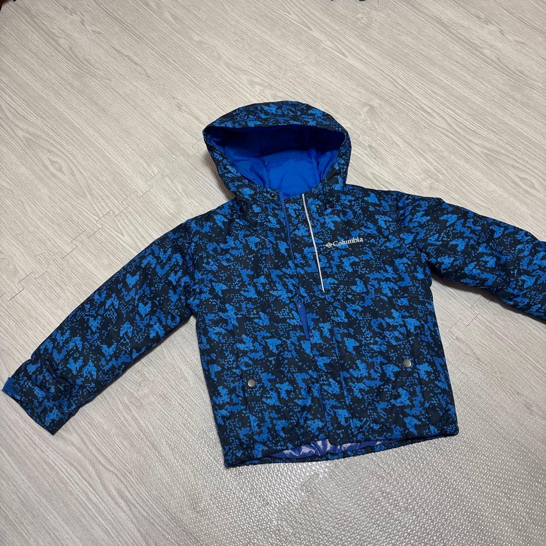良品Columbia kids 子供 スキーウェア 青 ブルー xxs