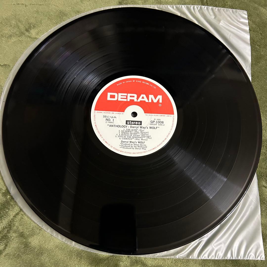 ［珍盤］DARRYL WAY'S WOLF LPレコード　プログレ　ロック