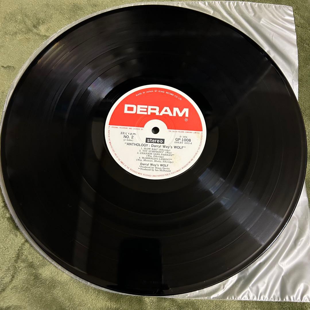 ［珍盤］DARRYL WAY'S WOLF LPレコード　プログレ　ロック