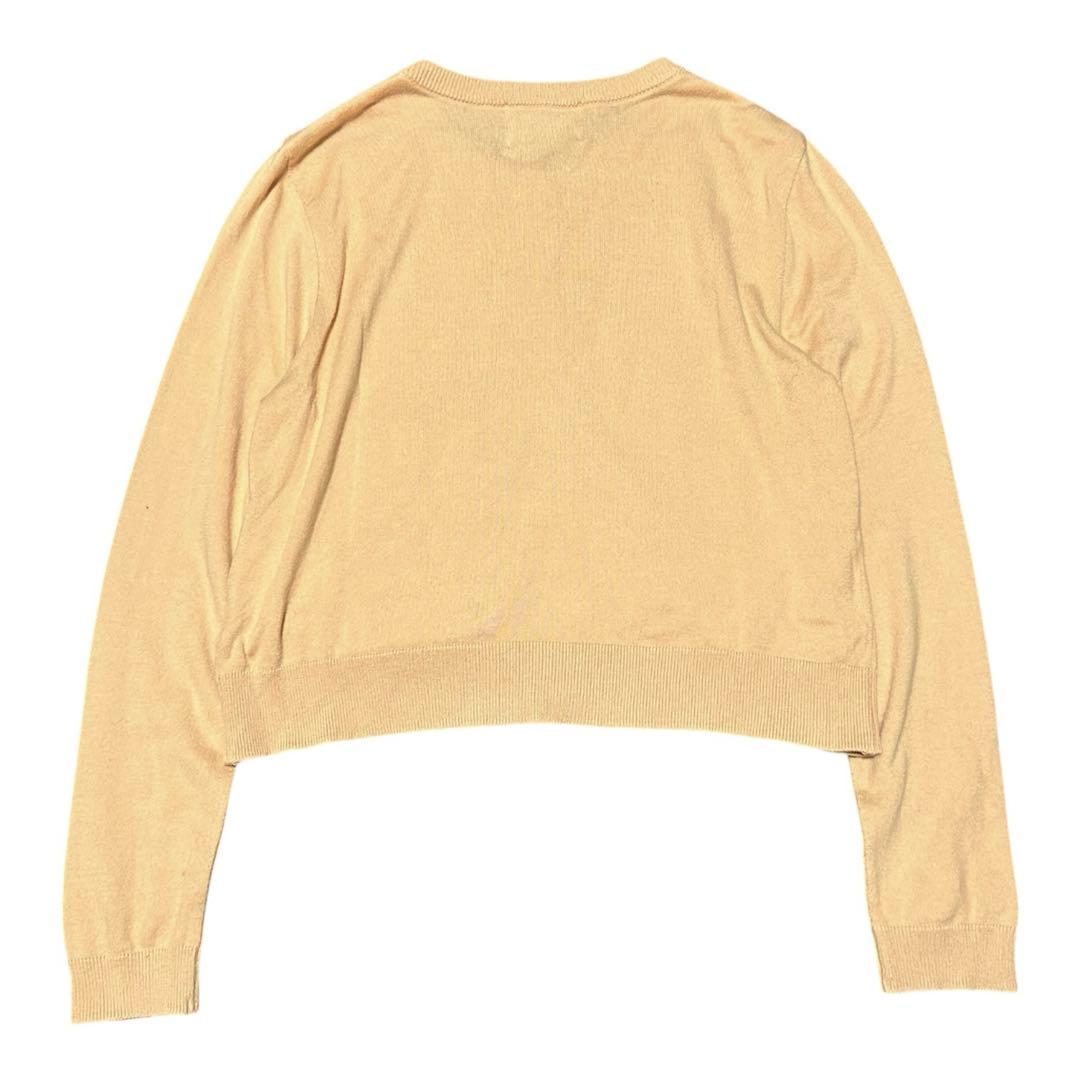CAPRINO カプリーノ カーディガン カシミヤ混 パウダーオレンジ 38