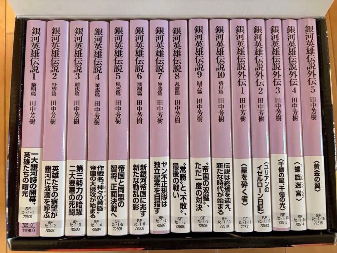 銀河英雄伝説☆(全15巻BOXセット)☆