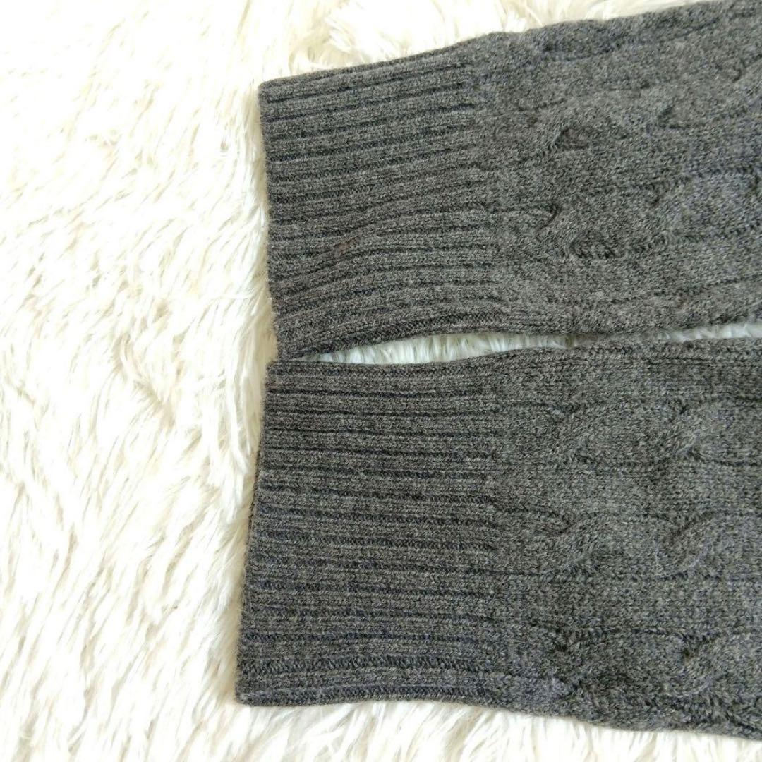 ポロラルフローレン ケーブル編み ショールカラー カシミヤ混 ロングカーディガン