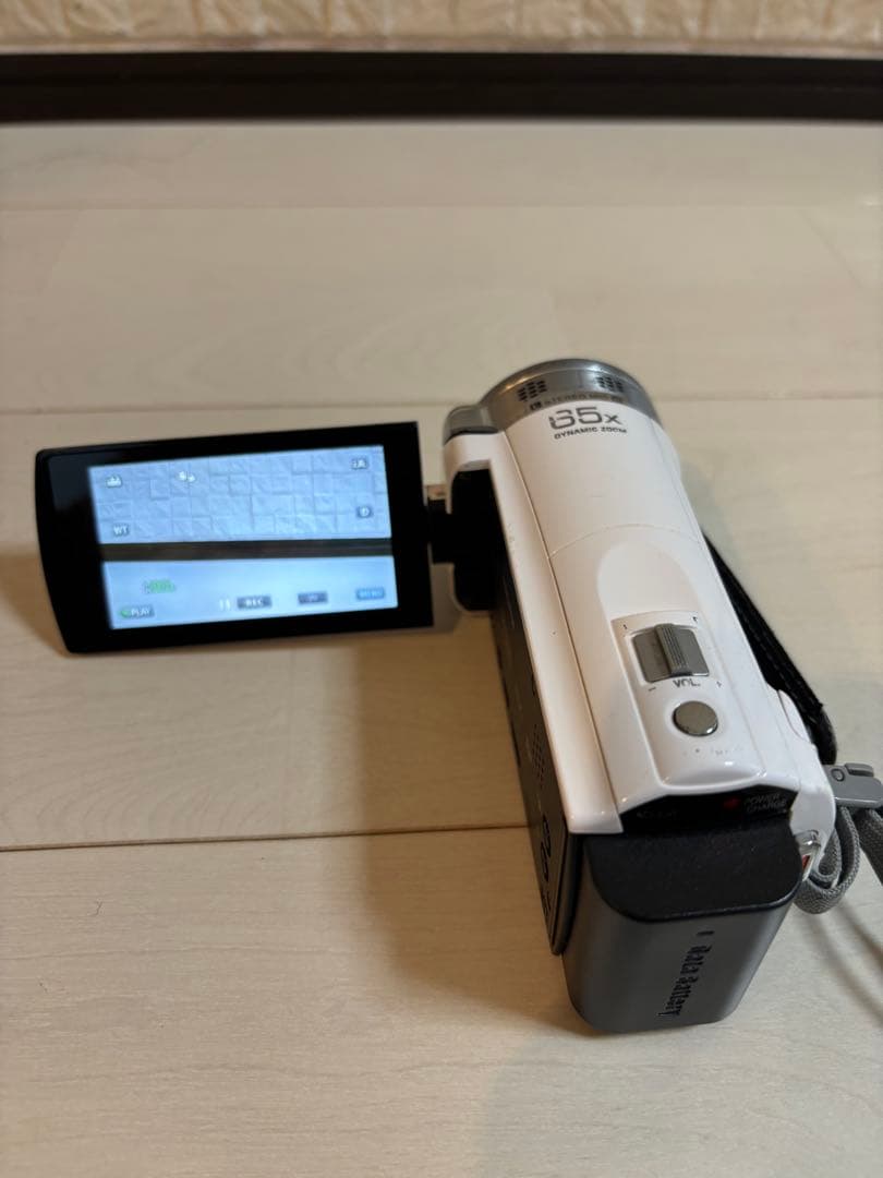 JVC Everio GZ-E565 ホワイト 35倍ズーム ホワイト
