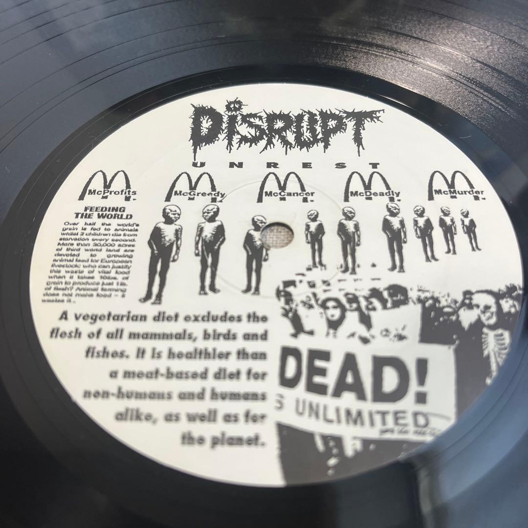 激レア DISRUPT / Unrest LP クラスト パンク ハードコア