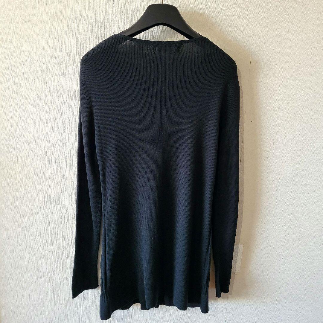 FOXEY NEW YORK フォクシー ロングカーディガン ブラック L
