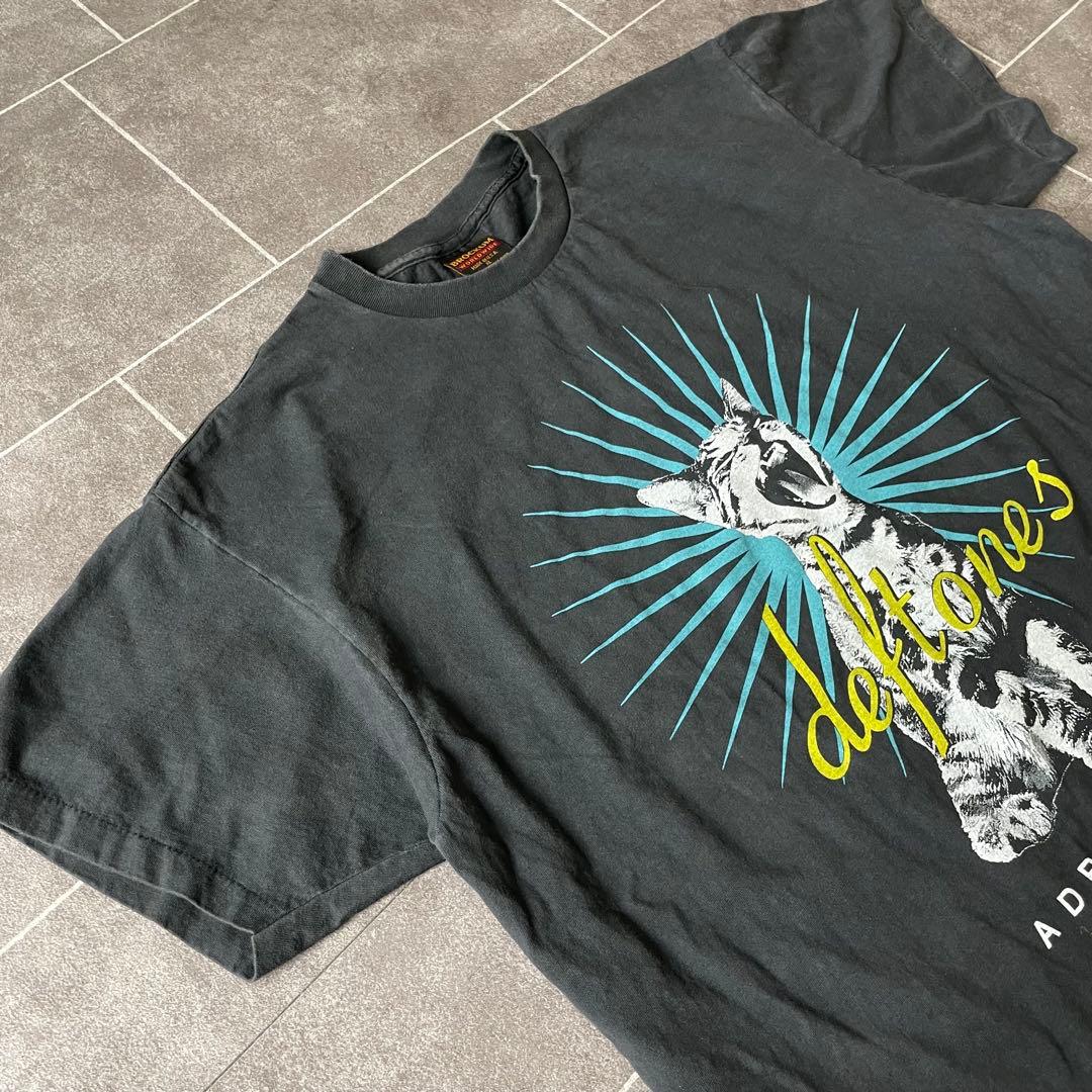 Deftones デフトーンズ ADRENALENE フェードTシャツ XL 猫