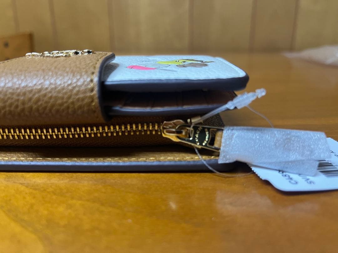 【新品未使用】COACH コーチ コラボ スヌーピー 二つ折財布