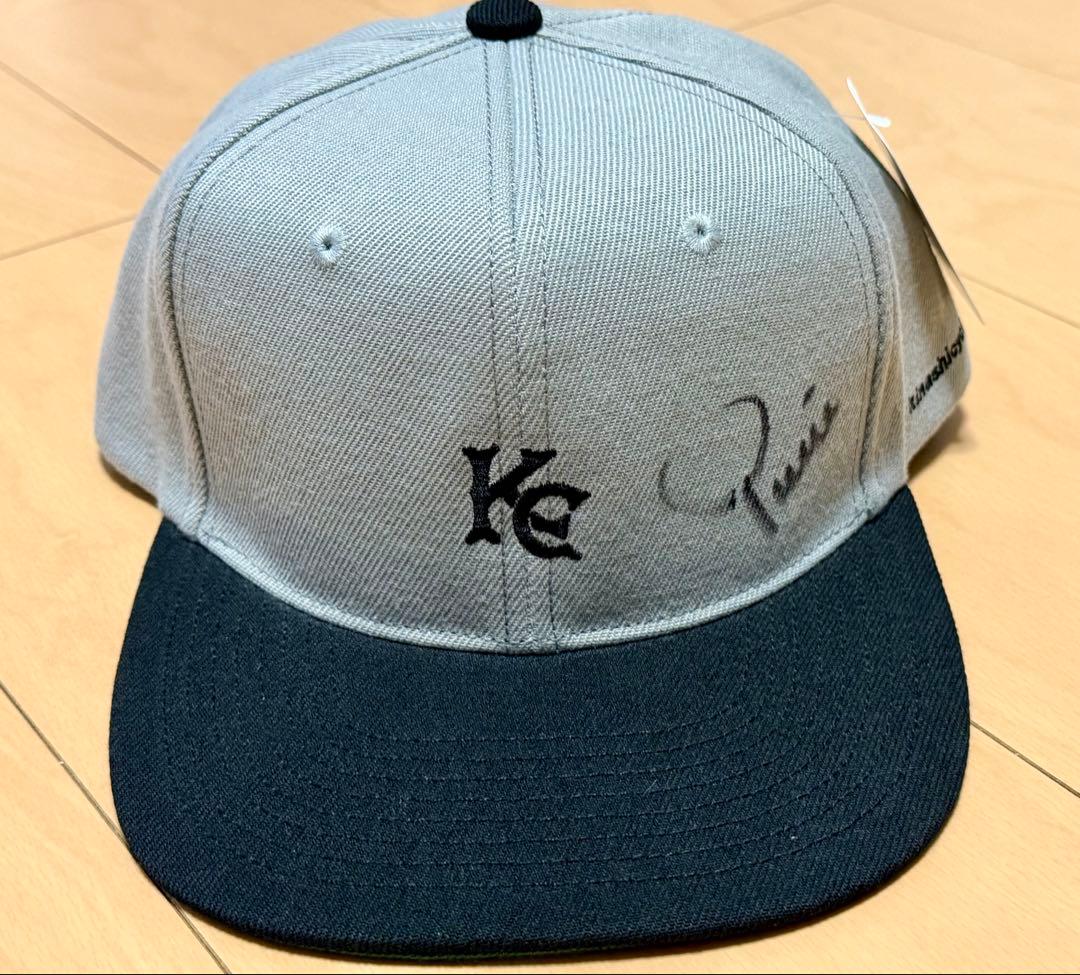 木梨サイクル　スナップバックキャップ KC グレー✖️ブラック　新品未使用品