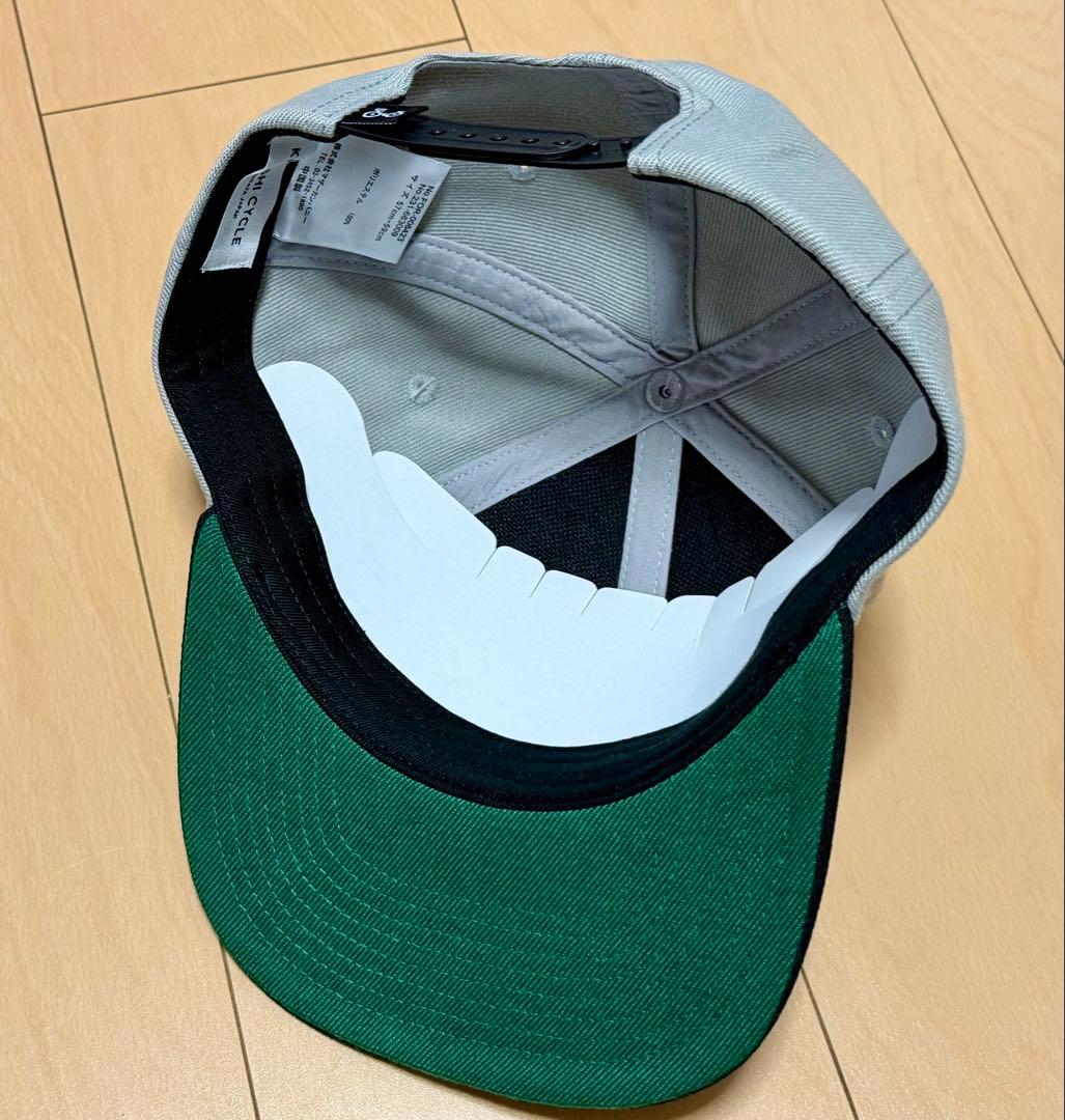 木梨サイクル　スナップバックキャップ KC グレー✖️ブラック　新品未使用品