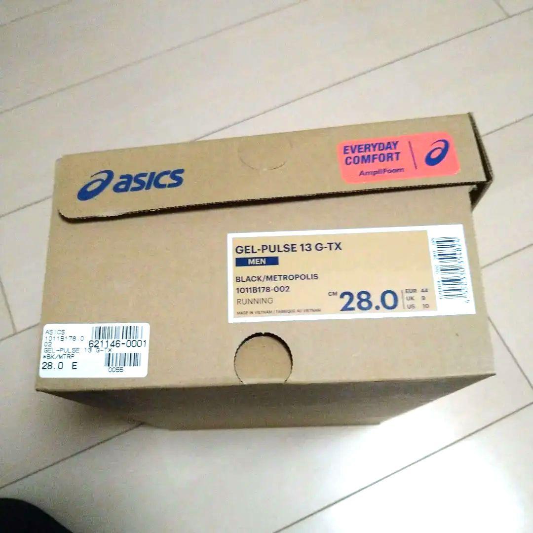 【新品・タグ付】ASICS GORE-TEX スニーカー 28cm ブラック