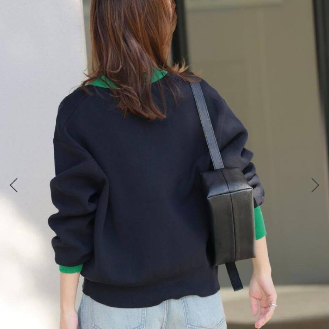 完売品/美品ジャーナルスタンダード ダブルニットコントラストカーディガン