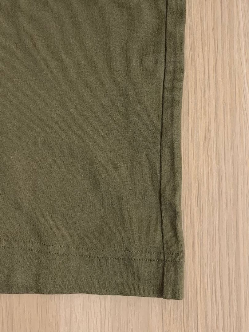 Dries Van Noten 99SS バイカラー ロゴ Tシャツ Vネック