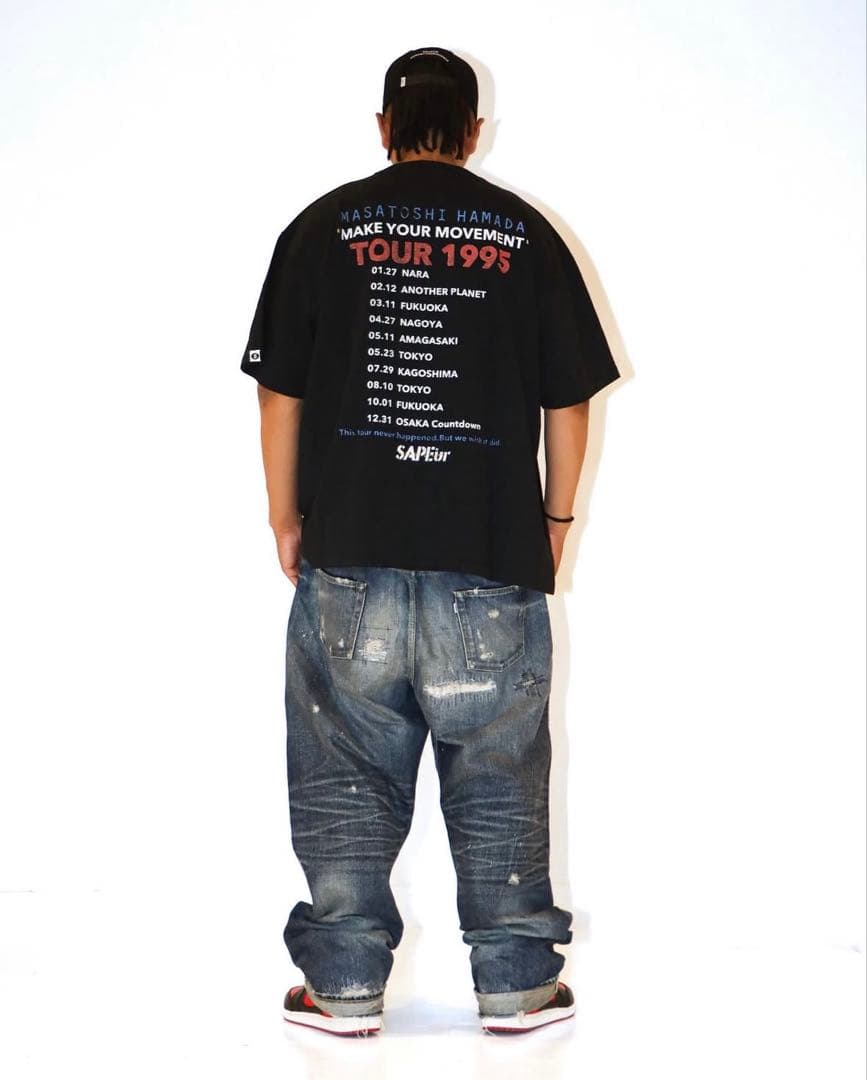 SAPEur 浜田雅功　ツアーTシャツ　L
