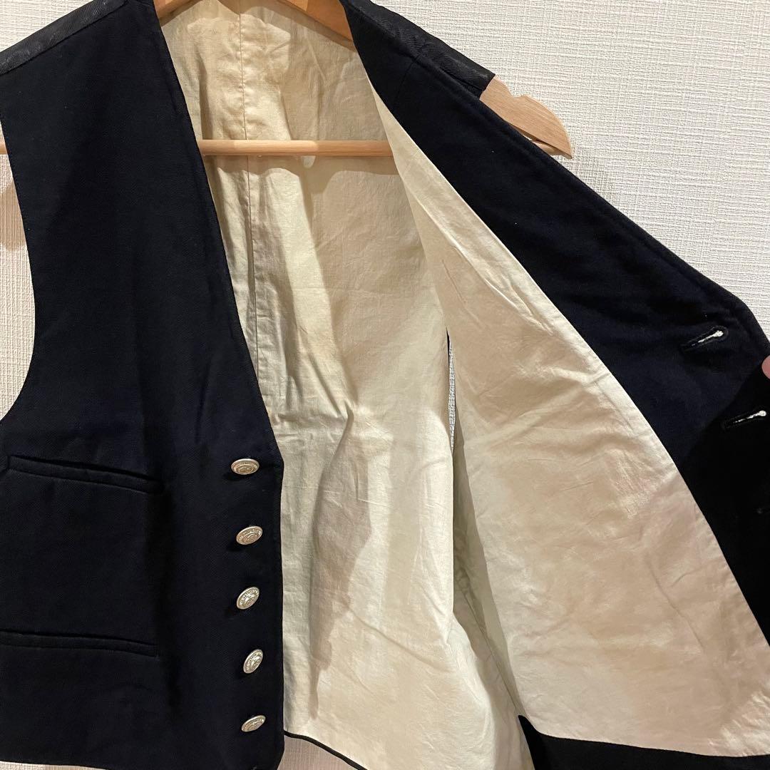 希少　50s VINTAGE カナダ鉄道員　ベスト　ジレ　レア