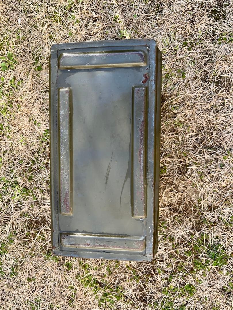 米軍実物 希少品 WW2 50口径 アンモボックス 弾薬箱 横開きタイプ