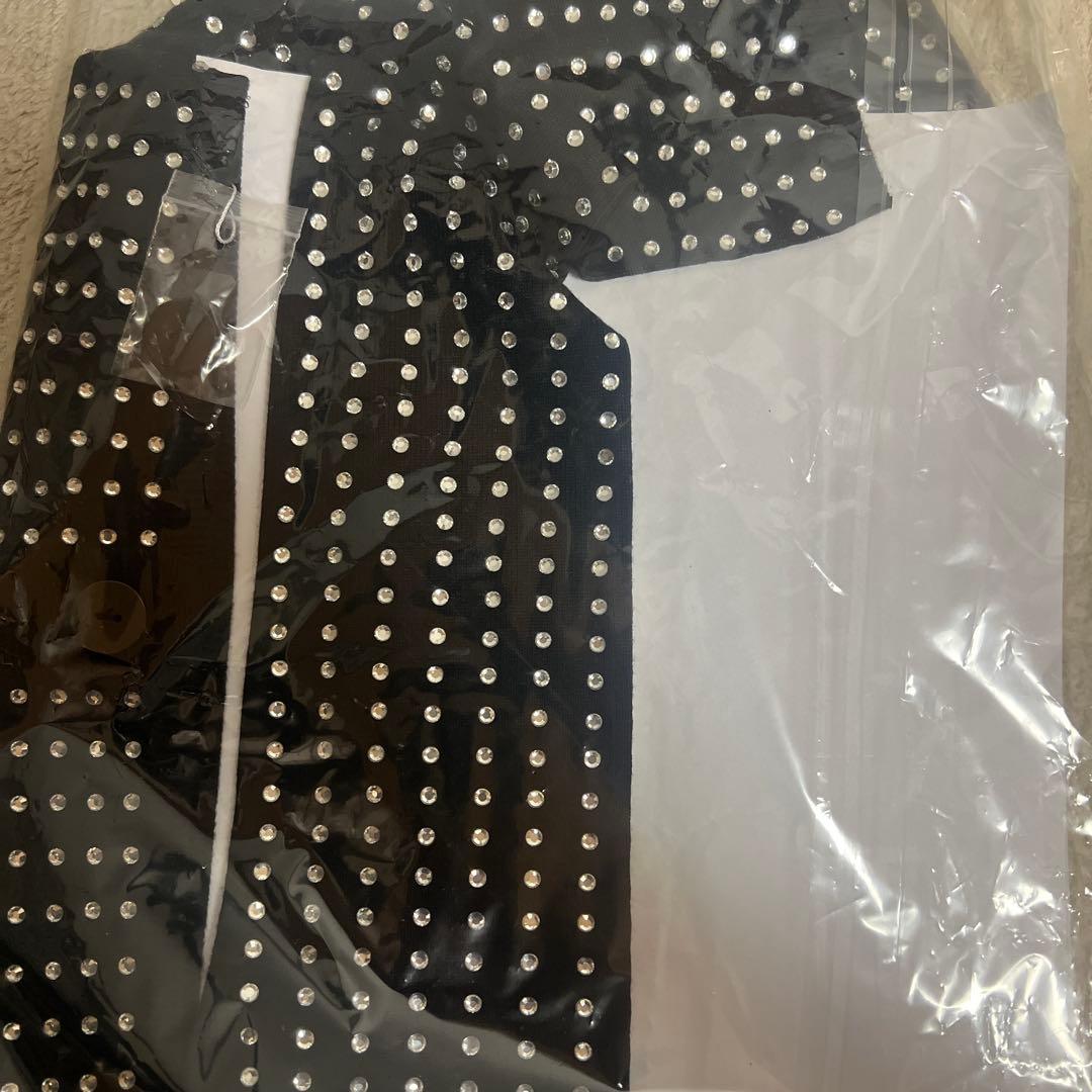 新品未開封 / S rhinestone cardigan cropped