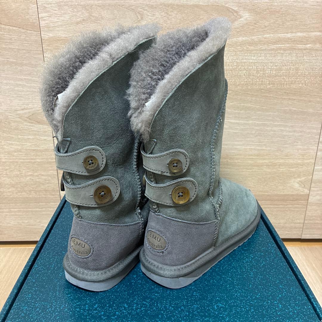あいのり 未使用品 emu ムートンブーツAlba 23cm