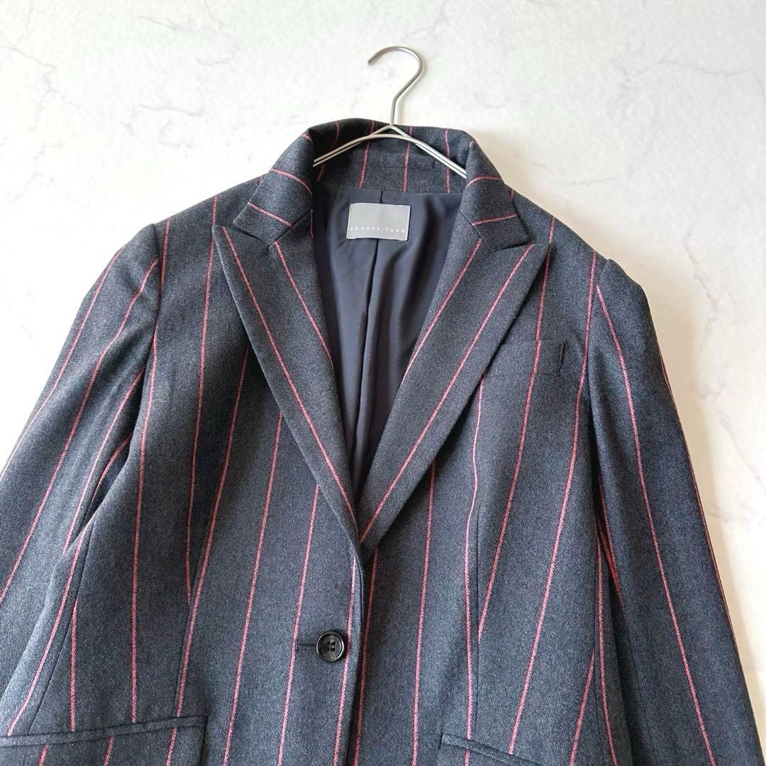 theory luxeセオリーリュクス ストライプジャケット size40