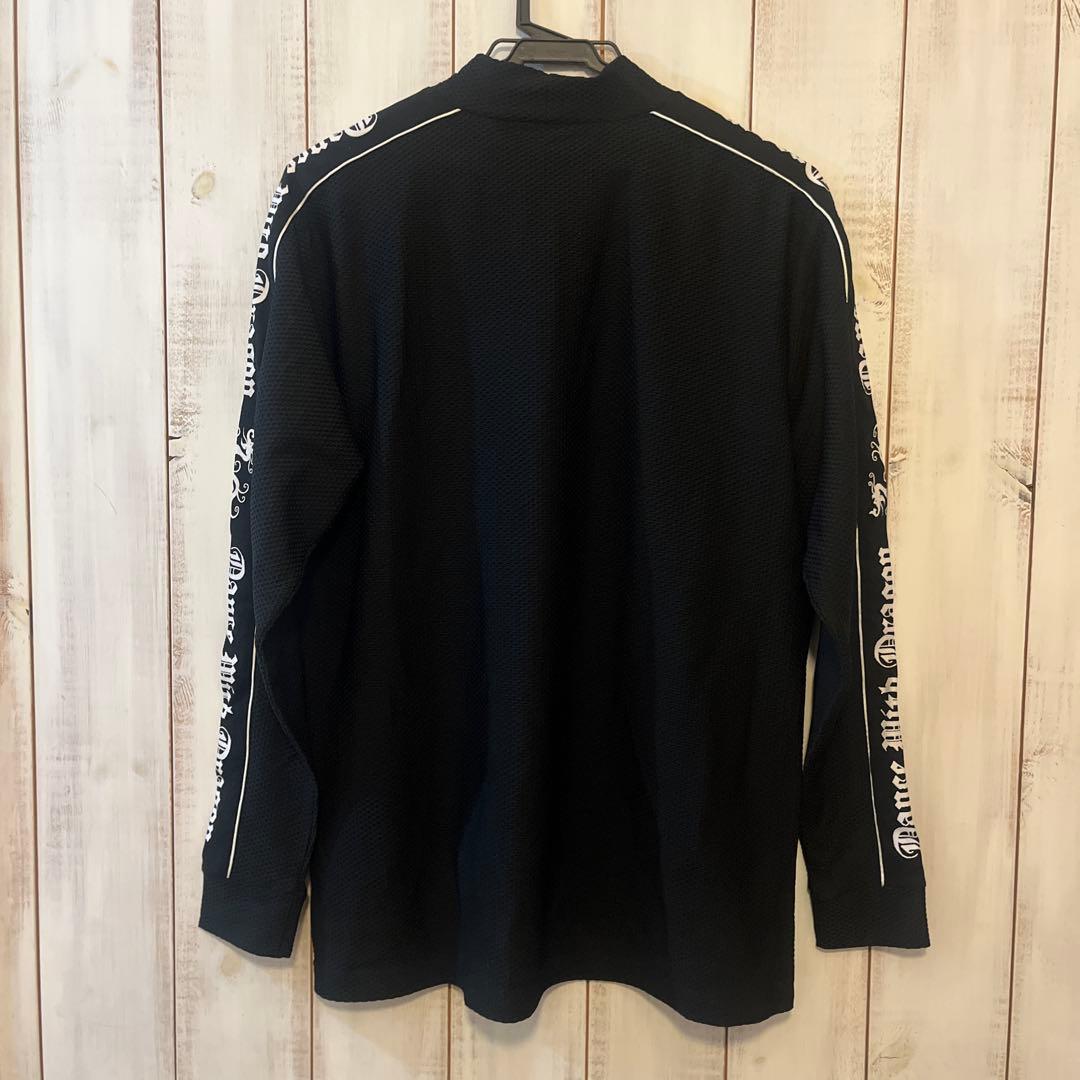 新品　Dance With Dragon 黒メッシュ長袖シャツ