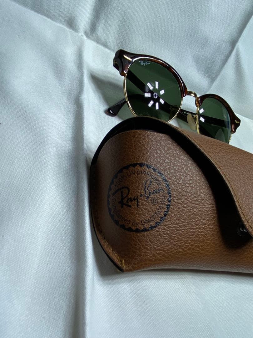【美品】Ray Ban クラブラウンド　サングラス　RB4246 990