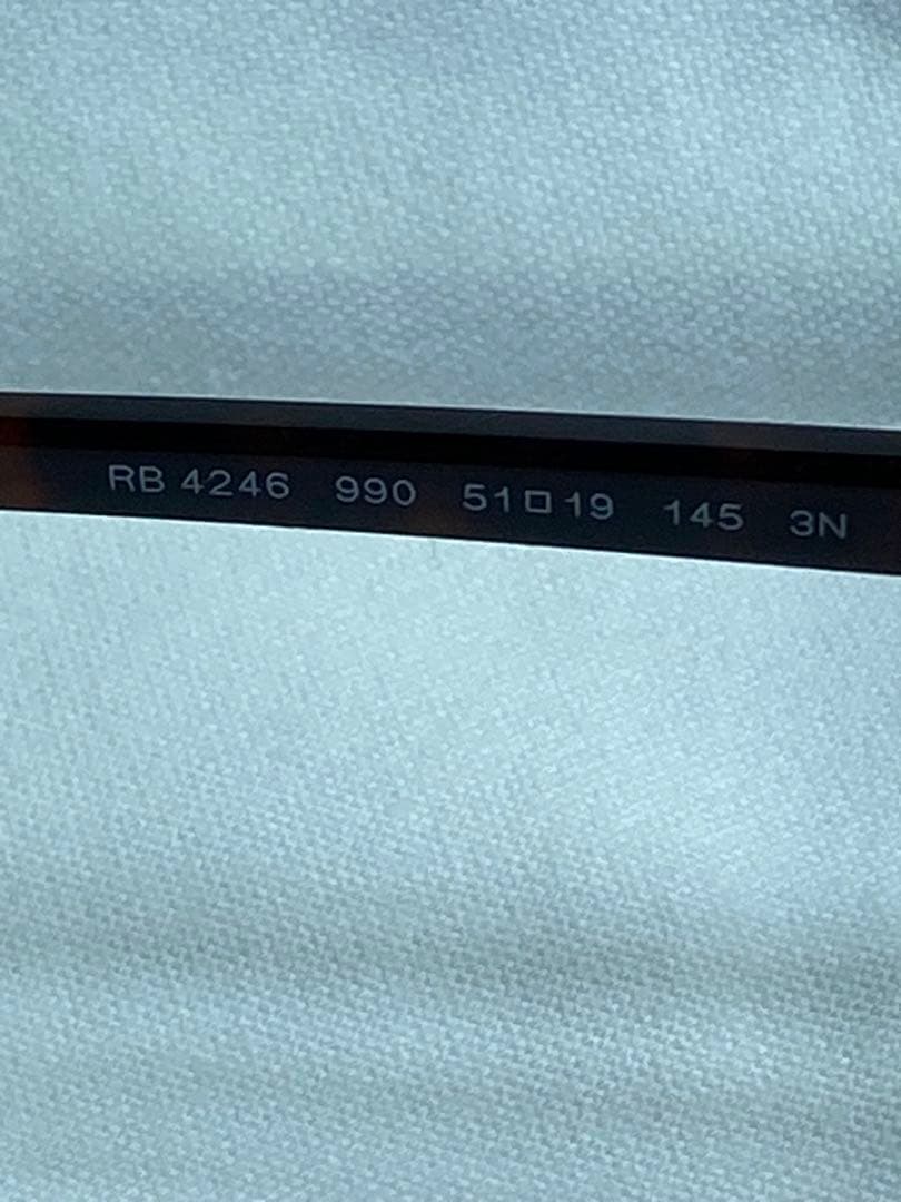 【美品】Ray Ban クラブラウンド　サングラス　RB4246 990
