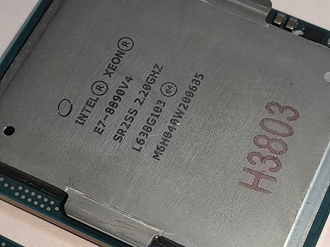 か*！様 Xeon E7-8890 v4 動作確認済み 2個