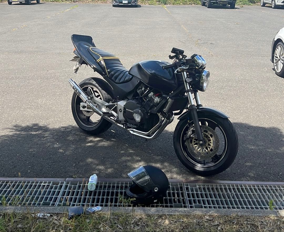 ホーネット250用 タックロールシート 黒金
