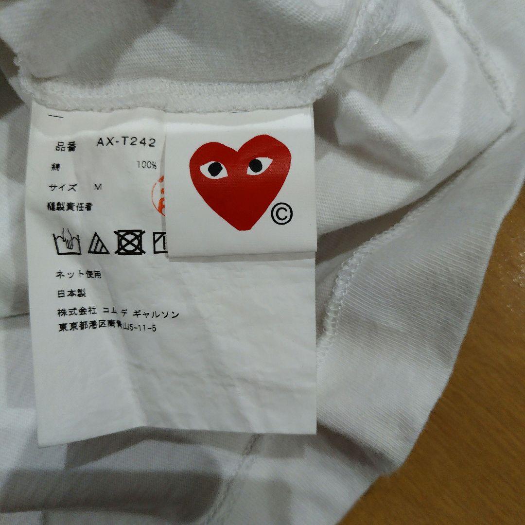 COMME des GARÇONS PLAY 迷彩ハートTシャツ M