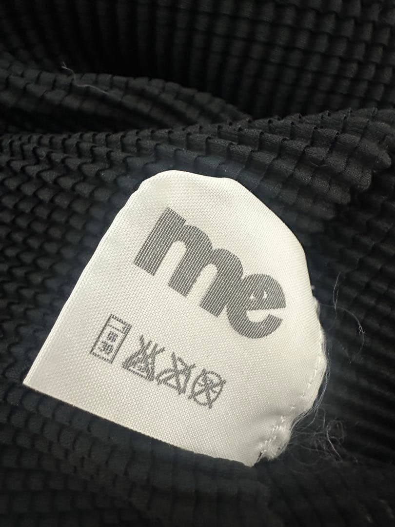 me ISSEY MIYAKE ハイネック 半袖 トップス ブラック