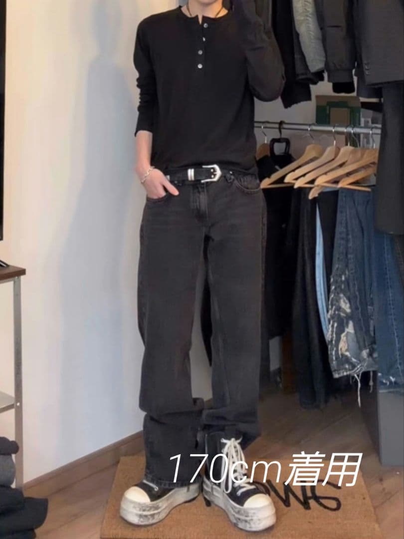 【CS】cut off henry neck tee　chikashitsu+