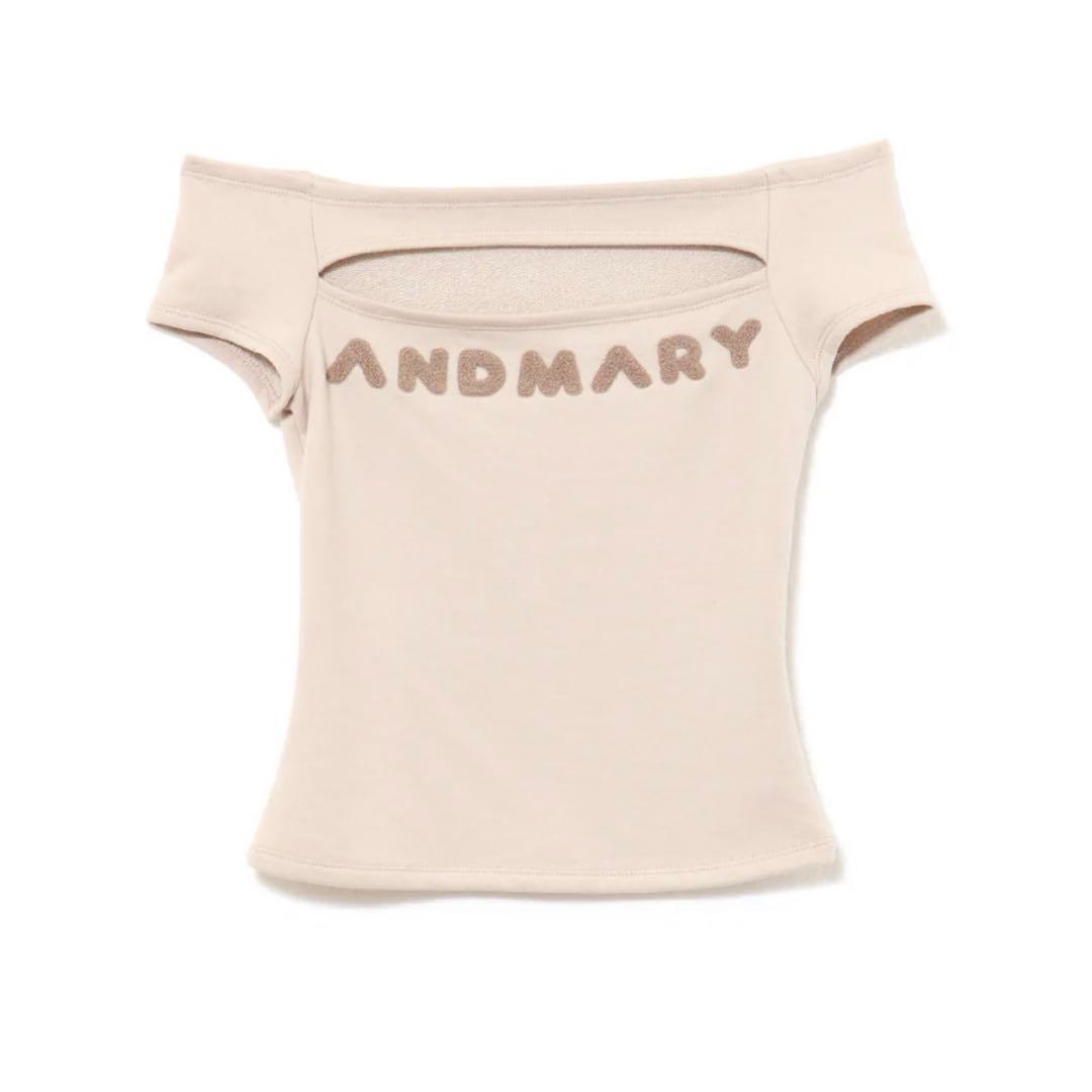 トップス ANDMARY Mary logo tops