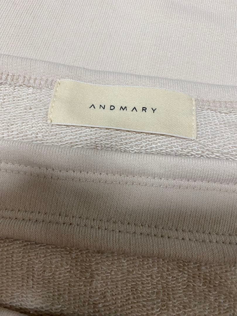 トップス ANDMARY Mary logo tops