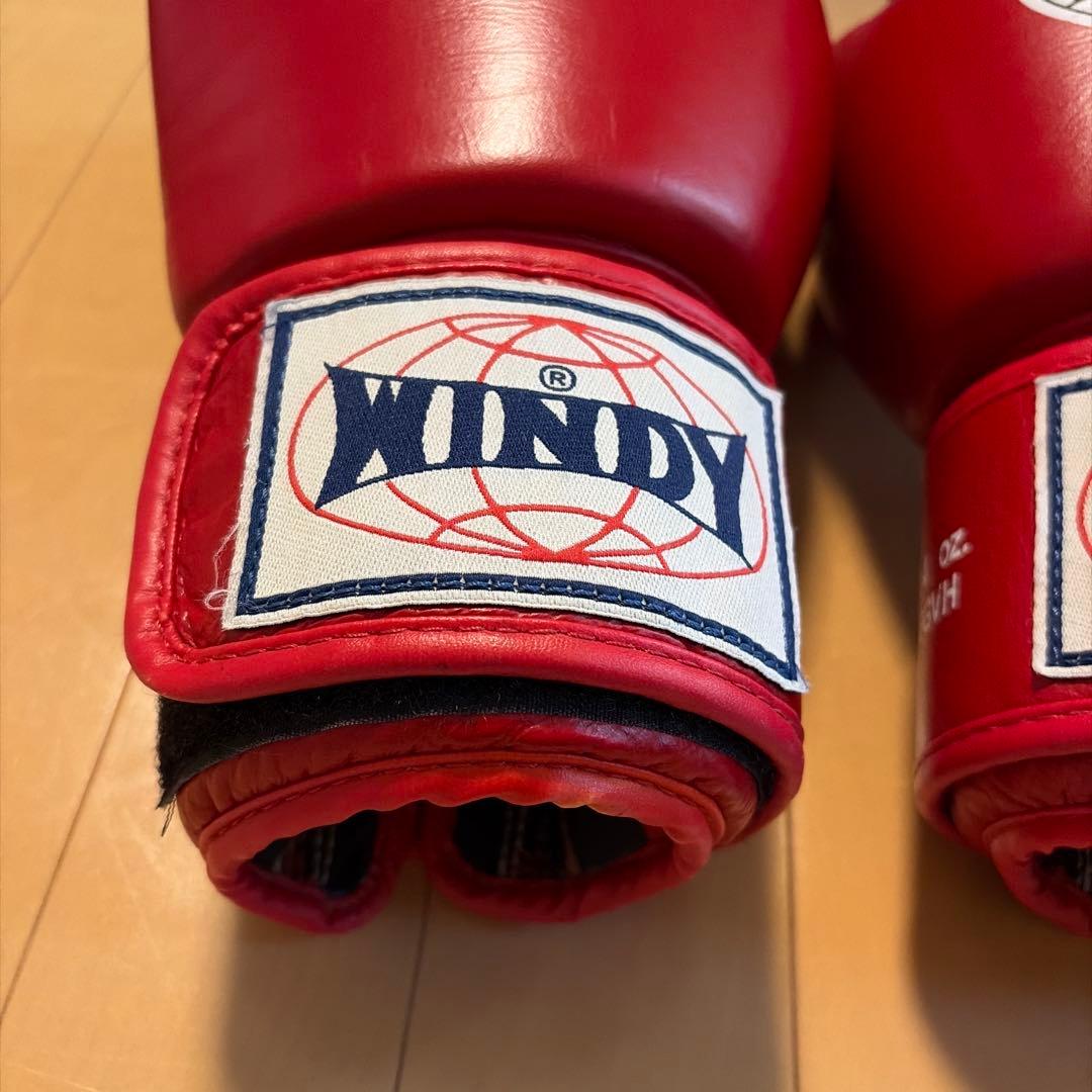 WINDY ボクシンググローブ レッド　14oz