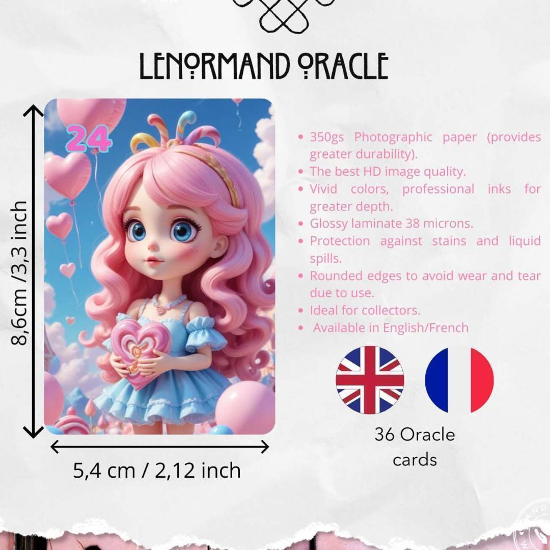 正規品ルノルマンカード✨スペイン作家のキュートデッキ✨キャンディランドルノルマン