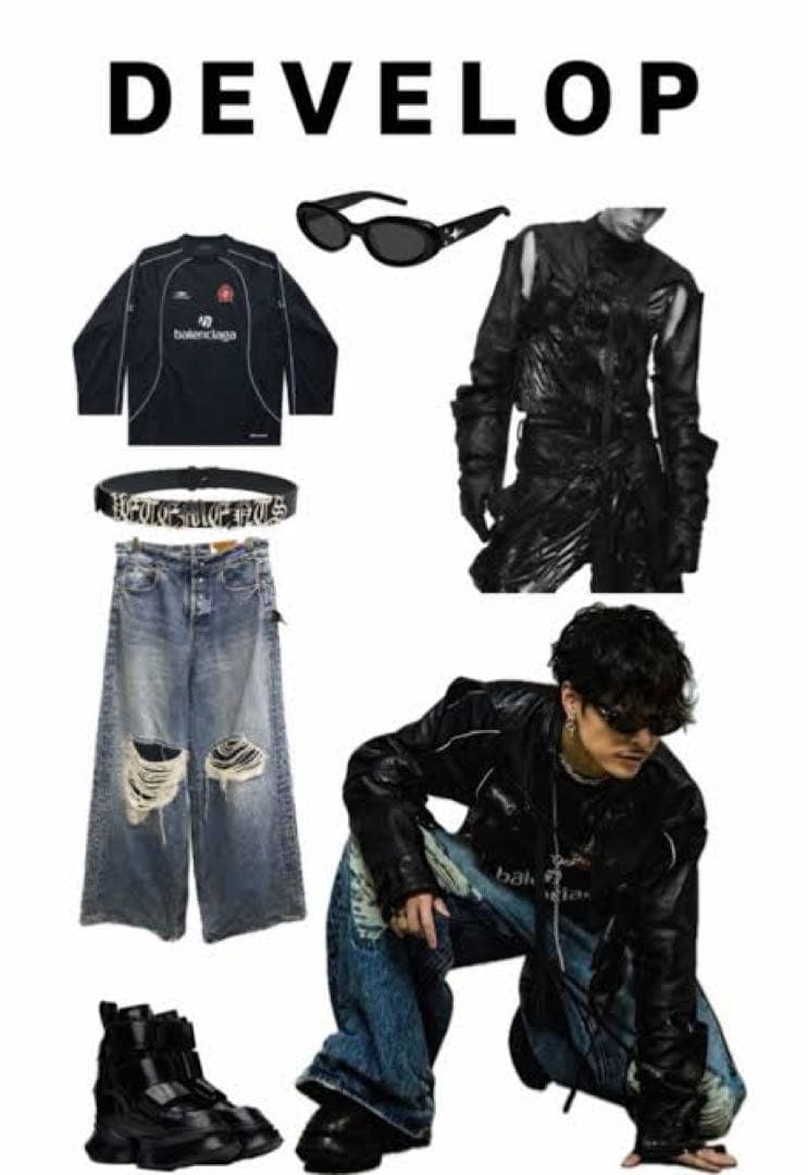 おいそー今市隆二VETEMENTS DESTROY BAGGYDENIM