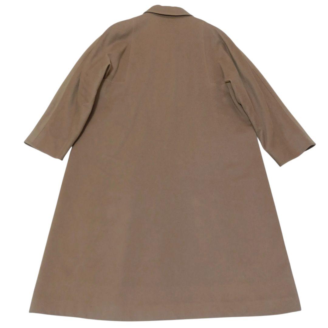 2XL✨HERNO カシミア 馬のリボン 裏地総柄 ロングコート ハニーベージュ