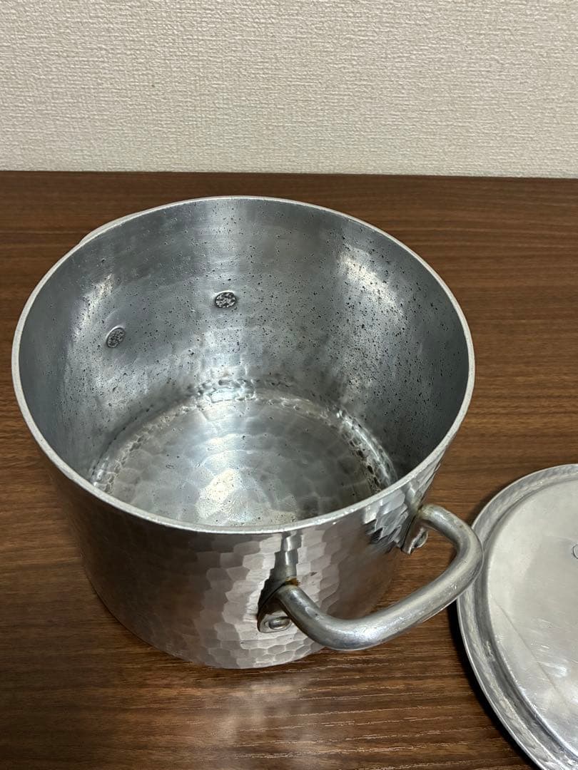 京都　有次　アルミ鍋　寸胴