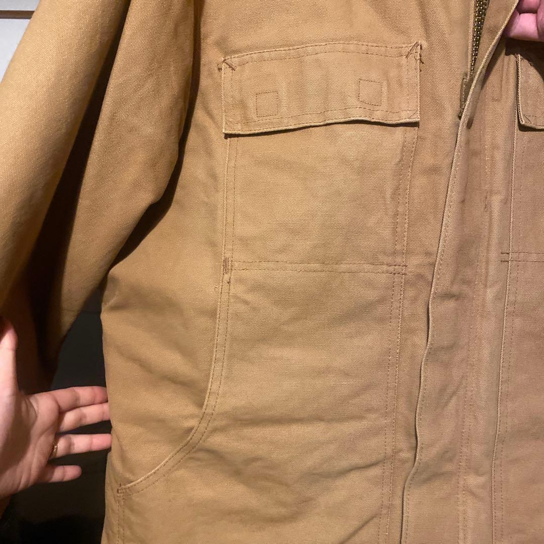 Carhartt ベージュ カバーオール　USA製　UFCW