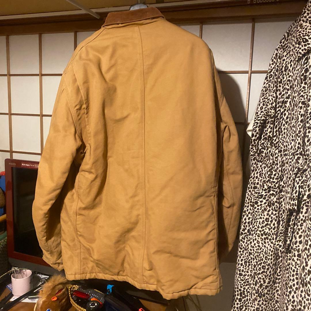 Carhartt ベージュ カバーオール　USA製　UFCW