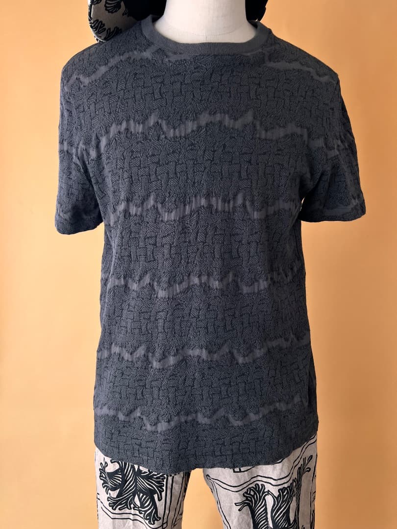 【XL】LOUIS VUITTON×Nemeth:ネメス/縄柄ジャガードTシャツ