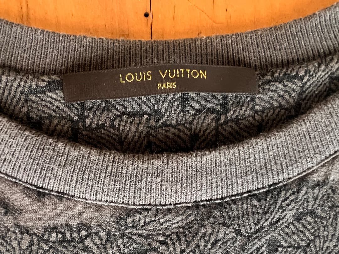 【XL】LOUIS VUITTON×Nemeth:ネメス/縄柄ジャガードTシャツ