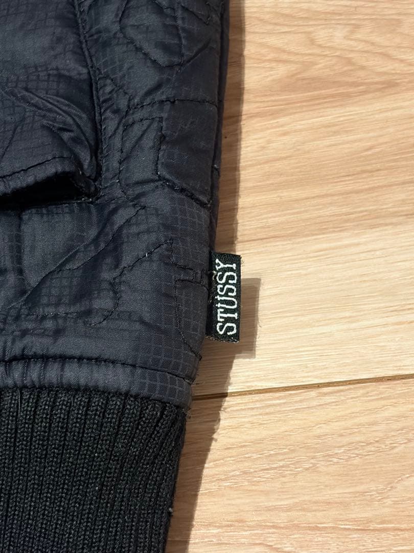【希少】00's OLD stussy スカル総柄 MA-1 ブルゾン オールド