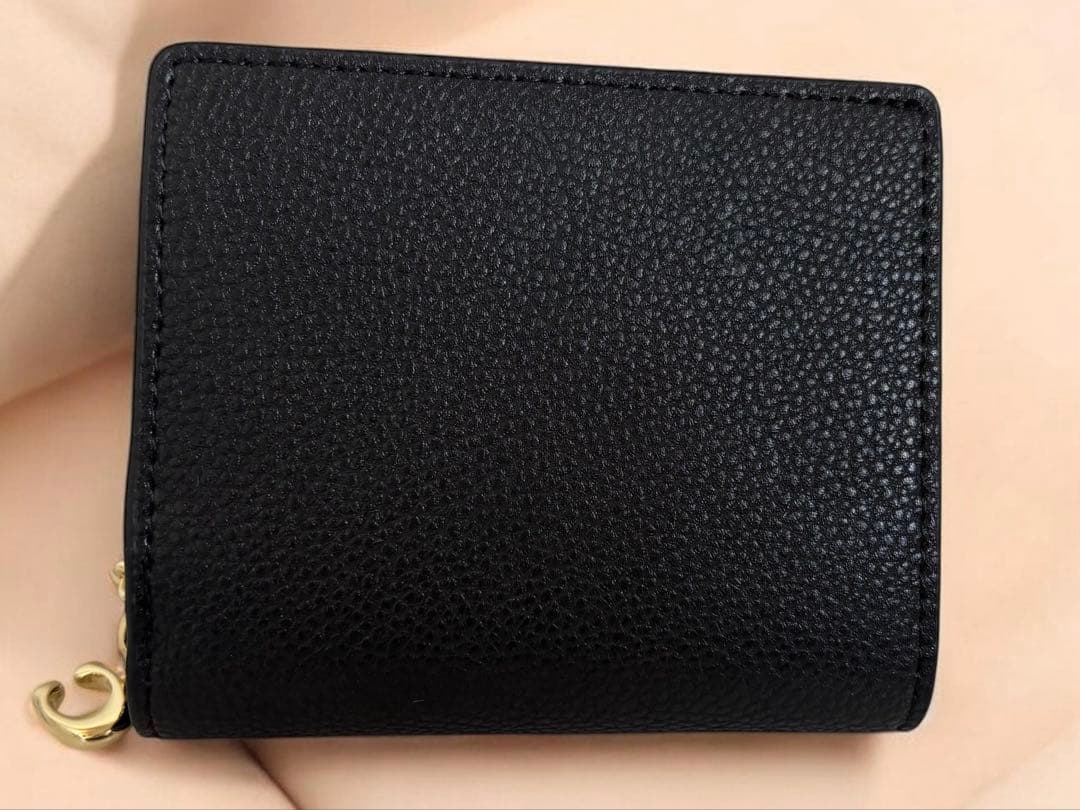 【新品未使用】COACH ★★折り財布ブラック新品