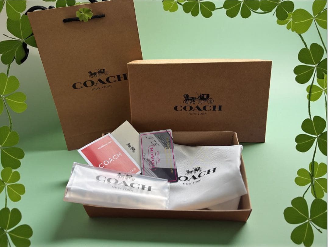 【新品未使用】COACH ★★折り財布ブラック新品