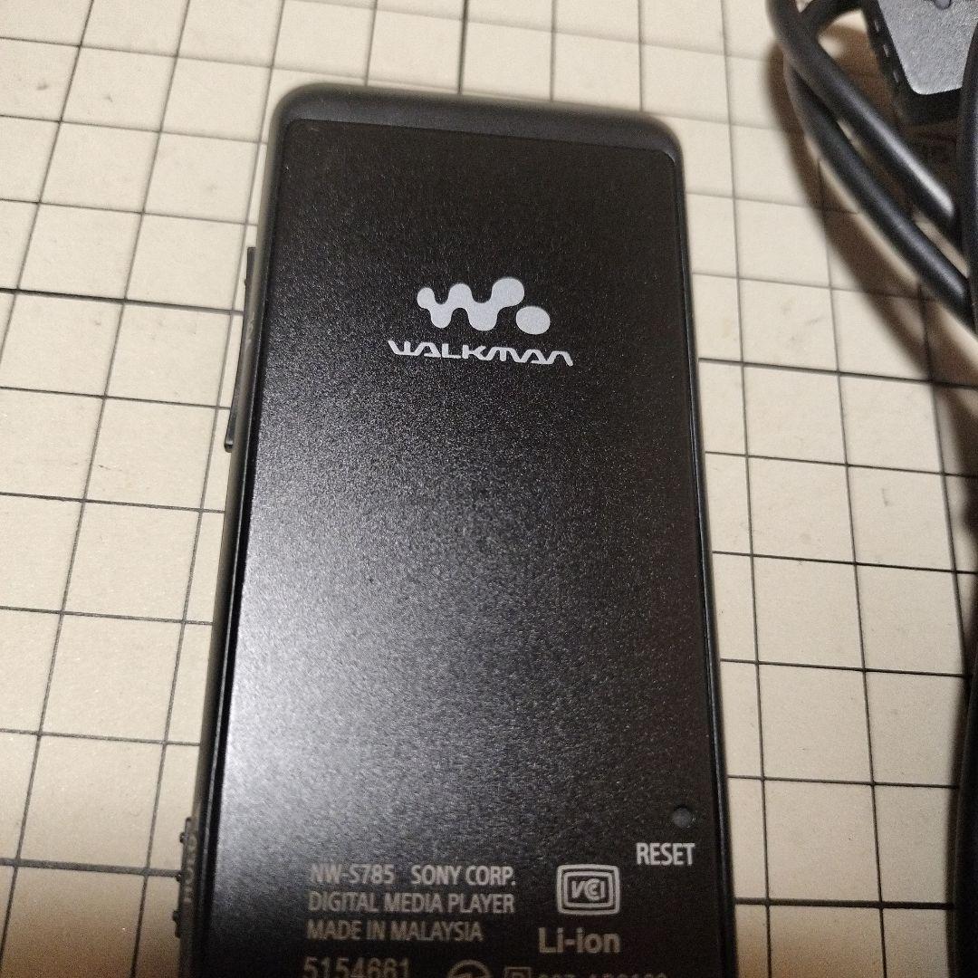 美品 ソニー ウォークマン NW−S785 ブラック 16GB 純正ケーブル付き